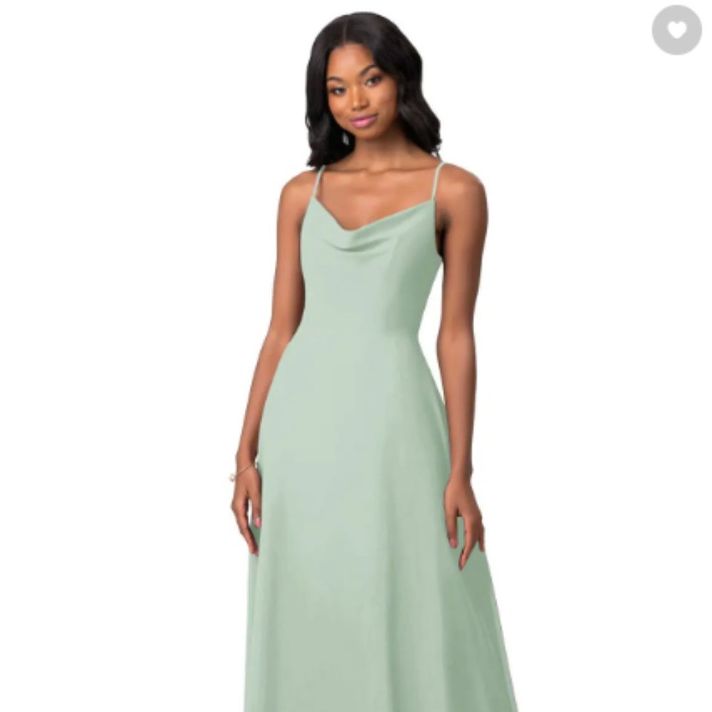 Azazie Daenerys Bridesmaid Dress in Agave